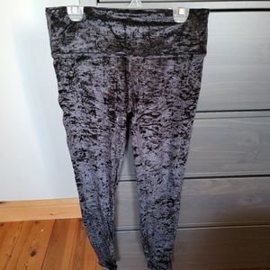 Lululemon crushed satin leggings